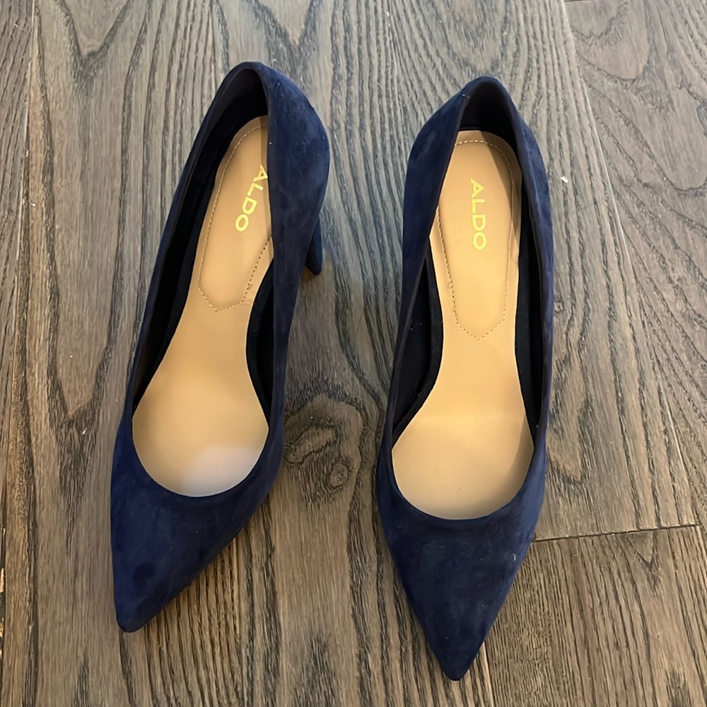 Aldo Blue Suede Pumps Sz 6